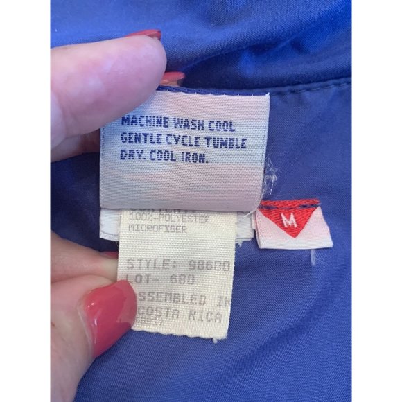 Vintage TAIL Windbreaker Long Sleeve Zip Up Jacket blokecore M Striped stripes - Picture 3 of 13